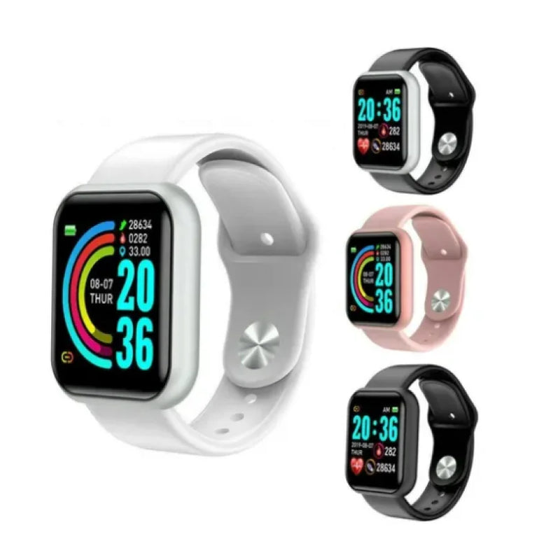 Relogio inteligente Smart Watch Unisex D20 - relógio Android ios Prova D’água